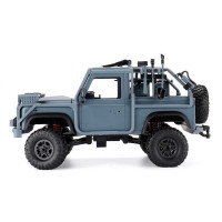 Радиоуправляемая машина MN MODEL англ. пикап Defender спецназ рейнджеров (синий) 4WD 2.4G 1/12 RTR