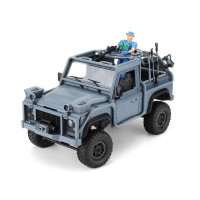 Радиоуправляемая машина MN MODEL англ. пикап Defender спецназ рейнджеров (синий) 4WD 2.4G 1/12 RTR