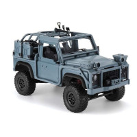 Радиоуправляемая машина MN MODEL англ. пикап Defender спецназ рейнджеров (синий) 4WD 2.4G 1/12 RTR