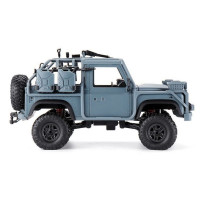 Радиоуправляемая машина MN MODEL англ. пикап Defender спецназ рейнджеров (синий) 4WD 2.4G 1/12 RTR