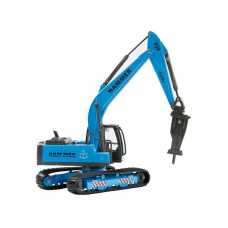 Машина "АВТОПАНОРАМА" Гидромолот, голубой, 1/50, свет, звук, в/к 25*10*13 см