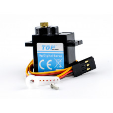 Сервомашинка 9g для планера Top RC Lightning V2 (руль, руль высоты)