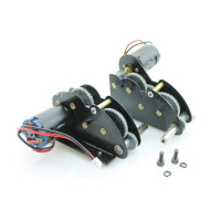 Редуктора Taigen цинковые, 4в1, 18kRPM, для танков Tiger 1 (plastic), Panther A с моторами(380)