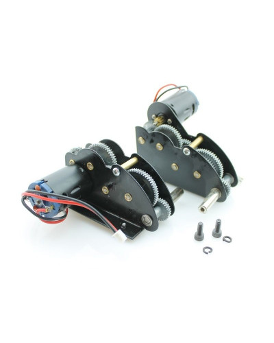 Редуктора Taigen цинковые, 4в1, 18kRPM, для танков Tiger 1 (plastic), Panther A с моторами(380)