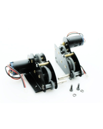 Редуктора Taigen цинковые, 4в1, 18kRPM, для танков Tiger 1 (plastic), Panther A с моторами(380)