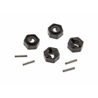 Гайка колесная шестигранная 1.5x10.2x8 мм, 4шт.