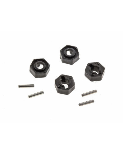 Гайка колесная шестигранная 1.5x10.2x8 мм, 4шт.