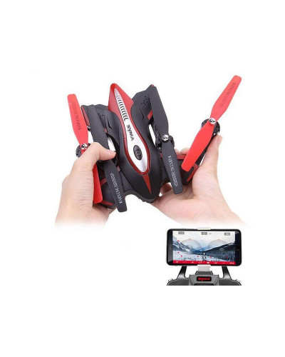 Р/У квадрокоптер Syma X56W Folding Wizard с FPV трансляцией Wi-Fi, барометр, 2.4G RTF