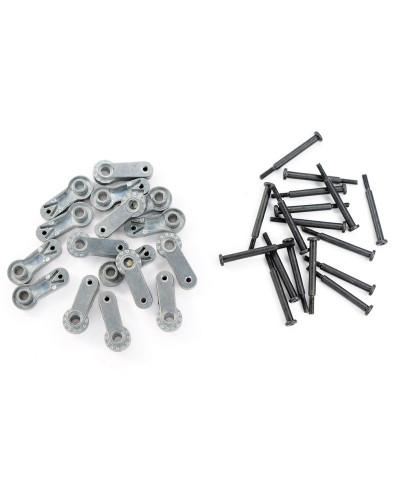 Рычаги подвески с осями для танка Taigen Tiger металл (без резьбы)