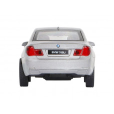 Машина "АВТОПАНОРАМА" BMW 760 LI, серебряный, 1/46, инерция, в/к 17,5*12,5*6,5 см