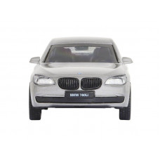 Машина "АВТОПАНОРАМА" BMW 760 LI, серебряный, 1/46, инерция, в/к 17,5*12,5*6,5 см