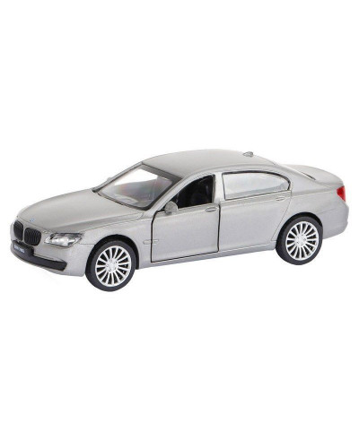 Машина "АВТОПАНОРАМА" BMW 760 LI, серебряный, 1/46, инерция, в/к 17,5*12,5*6,5 см