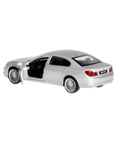 Машина "АВТОПАНОРАМА" BMW 760 LI, серебряный, 1/46, инерция, в/к 17,5*12,5*6,5 см