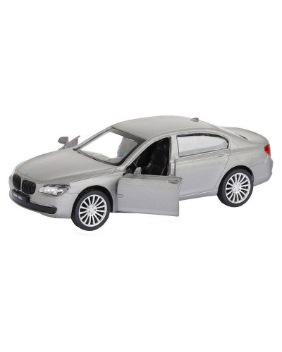 Машина "АВТОПАНОРАМА" BMW 760 LI, серебряный, 1/46, инерция, в/к 17,5*12,5*6,5 см