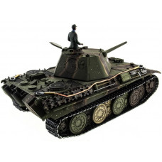 Р/У танк Taigen 1/16 Panther type F с ИК пушкой HC версия, башня на 360, подшипники в ред, 2.4G RTR