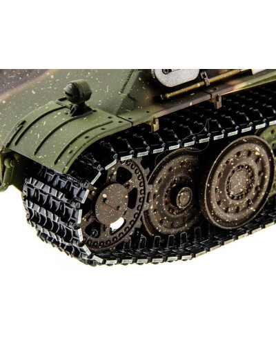 Р/У танк Taigen 1/16 Panther type F с ИК пушкой HC версия, башня на 360, подшипники в ред, 2.4G RTR
