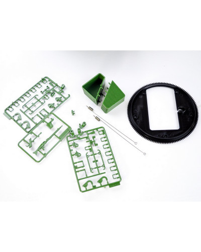 Металлическая башня для танка Leopard 2A6 c BB-пушкой и вращением на 360°, неокрашеная