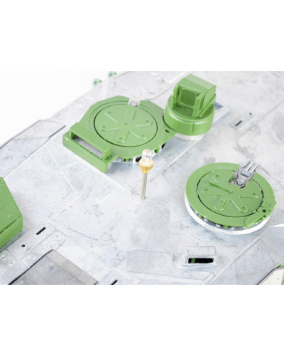 Металлическая башня для танка Leopard 2A6 c BB-пушкой и вращением на 360°, неокрашеная