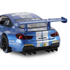 Машина "АВТОПАНОРАМА" BMW M6 GT3, синий, 1/24, свет, звук, в/к 24,5*12,5*10,5 см