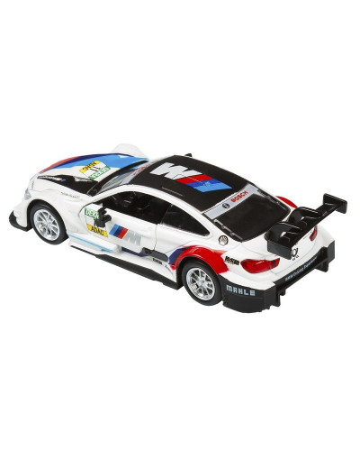 Машина "АВТОПАНОРАМА" BMW M4, 1/44, белый, инерция, откр. двери, в/к 17,5*12,5*6,5 см