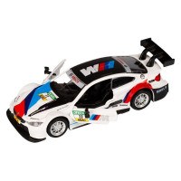 Машина "АВТОПАНОРАМА" BMW M4, 1/44, белый, инерция, откр. двери, в/к 17,5*12,5*6,5 см