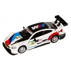 Машина "АВТОПАНОРАМА" BMW M4, 1/44, белый, инерция, откр. двери, в/к 17,5*12,5*6,5 см
