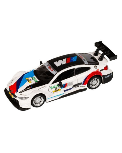 Машина "АВТОПАНОРАМА" BMW M4, 1/44, белый, инерция, откр. двери, в/к 17,5*12,5*6,5 см