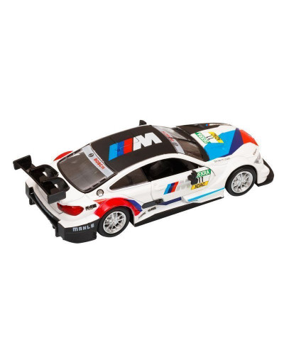 Машина "АВТОПАНОРАМА" BMW M4, 1/44, белый, инерция, откр. двери, в/к 17,5*12,5*6,5 см