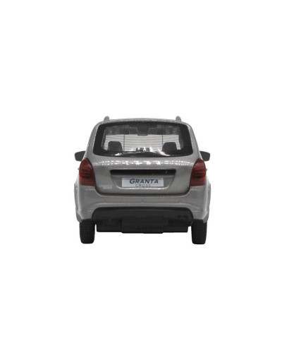 Машина "АВТОПАНОРАМА" LADA GRANTA CROSS, серый, 1/24, свет, звук, инерция, в/к 24,5*12,5*10,5 см