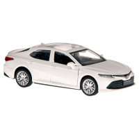 Машина "АВТОПАНОРАМА" Toyota Camry, белый, 1/43, откр. двери, инерция, в/к 17,5*12,5*6,5 см