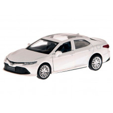Машина "АВТОПАНОРАМА" Toyota Camry, белый, 1/43, откр. двери, инерция, в/к 17,5*12,5*6,5 см