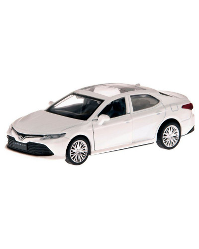 Машина "АВТОПАНОРАМА" Toyota Camry, белый, 1/43, откр. двери, инерция, в/к 17,5*12,5*6,5 см
