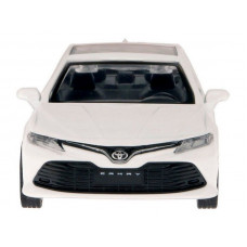 Машина "АВТОПАНОРАМА" Toyota Camry, белый, 1/43, откр. двери, инерция, в/к 17,5*12,5*6,5 см