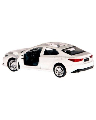 Машина "АВТОПАНОРАМА" Toyota Camry, белый, 1/43, откр. двери, инерция, в/к 17,5*12,5*6,5 см