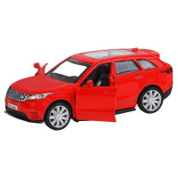 Машина "АВТОПАНОРАМА" Land Rover Range Rover Velar, красный, 1/42, инерция, в/к 17,5*12,5*6,5 см