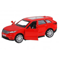 Машина "АВТОПАНОРАМА" Land Rover Range Rover Velar, красный, 1/42, инерция, в/к 17,5*12,5*6,5 см