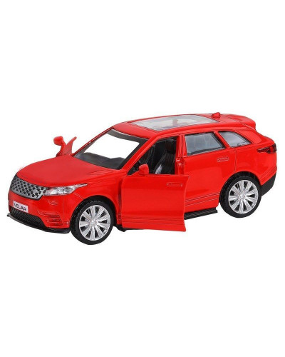 Машина "АВТОПАНОРАМА" Land Rover Range Rover Velar, красный, 1/42, инерция, в/к 17,5*12,5*6,5 см