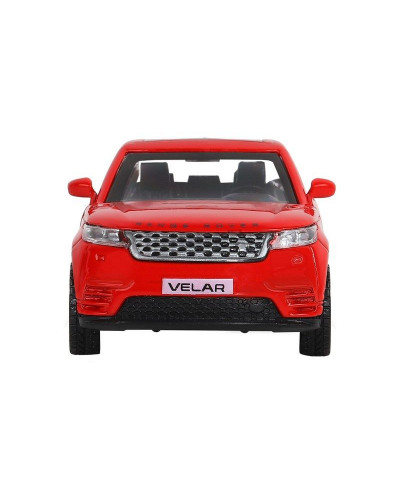 Машина "АВТОПАНОРАМА" Land Rover Range Rover Velar, красный, 1/42, инерция, в/к 17,5*12,5*6,5 см