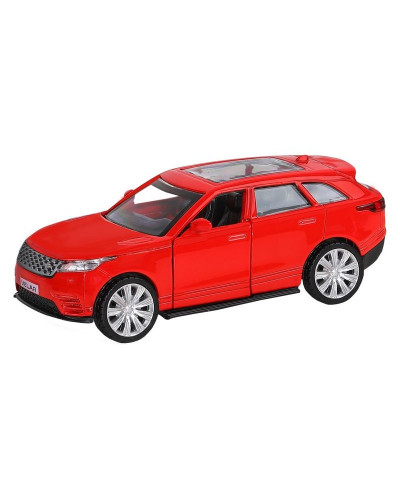 Машина "АВТОПАНОРАМА" Land Rover Range Rover Velar, красный, 1/42, инерция, в/к 17,5*12,5*6,5 см