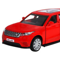 Машина "АВТОПАНОРАМА" Land Rover Range Rover Velar, красный, 1/42, инерция, в/к 17,5*12,5*6,5 см