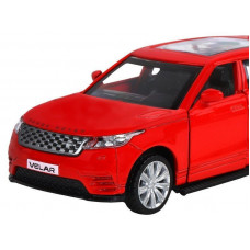 Машина "АВТОПАНОРАМА" Land Rover Range Rover Velar, красный, 1/42, инерция, в/к 17,5*12,5*6,5 см