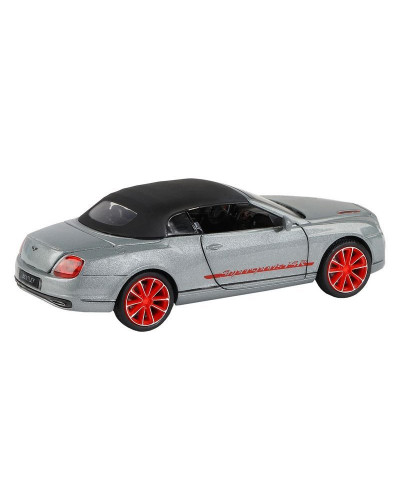 Машина "АВТОПАНОРАМА" Bentley Continental Supersports ISR, серебряный, 1/32, в/к 17,5*13,5*9 см