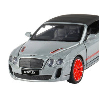 Машина "АВТОПАНОРАМА" Bentley Continental Supersports ISR, серебряный, 1/32, в/к 17,5*13,5*9 см