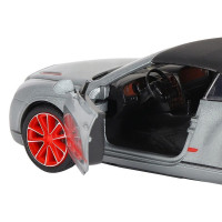 Машина "АВТОПАНОРАМА" Bentley Continental Supersports ISR, серебряный, 1/32, в/к 17,5*13,5*9 см
