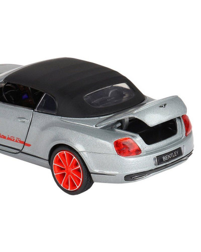 Машина "АВТОПАНОРАМА" Bentley Continental Supersports ISR, серебряный, 1/32, в/к 17,5*13,5*9 см