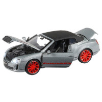 Машина "АВТОПАНОРАМА" Bentley Continental Supersports ISR, серебряный, 1/32, в/к 17,5*13,5*9 см