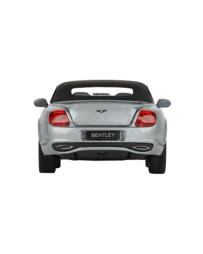 Машина "АВТОПАНОРАМА" Bentley Continental Supersports ISR, серебряный, 1/32, в/к 17,5*13,5*9 см