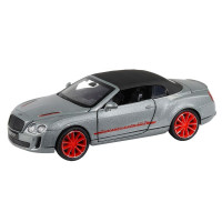 Машина "АВТОПАНОРАМА" Bentley Continental Supersports ISR, серебряный, 1/32, в/к 17,5*13,5*9 см