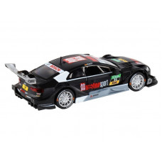 Машина "АВТОПАНОРАМА" Audi RS 5 DTM, черный матовый, 1/32, свет, звук, инерция, в/к 17,5*13,5*9 см