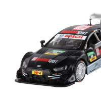 Машина "АВТОПАНОРАМА" Audi RS 5 DTM, черный матовый, 1/32, свет, звук, инерция, в/к 17,5*13,5*9 см